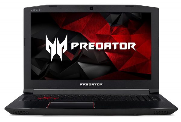 Acer Predator Helios 300 Gaming Laptop, 15.6" Full HD IPS, Intel i7-7700HQ CPU, 16GB DDR4 RAM, 256GB SSD, GeForce GTX 1060-6GB, VR Ready, Red Backlit KB, Metal Chassis, Windows 10 64-bit, G3-571-77QK