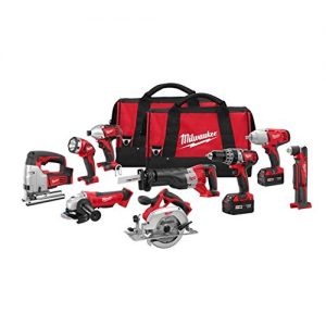 Milwaukee 2695-15 Milwaukee M18 18V Cordless 15-Pieces Combo Kit