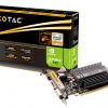 ZOTAC GeForce GT 730 4GB DDR5 64-bit PCI Express 2.0 HDMI DVI VGA Fan Cooled Low Profile Video Graphics Card (ZT-71118-10L)