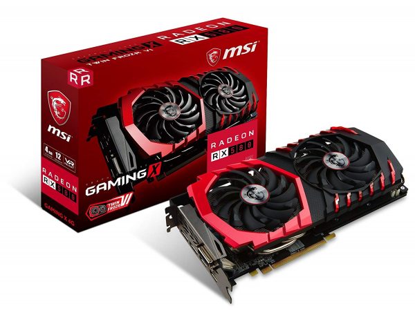 MSI RX 580 GAMING X 4G, 8G Radeon RX 580 GDDR5 4GB CrossFire VR Ready FinFET DirectX 12 Graphics Card