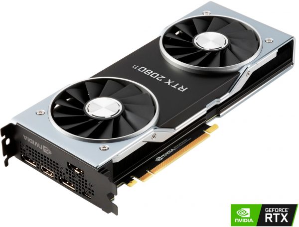 NVIDIA GeForce RTX 2080 Ti Founders Edition 11GB GDDR6 PCI Express 3.0 Graphics Card