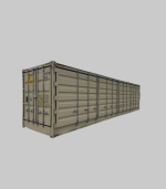 Open-Sided Shipping Container